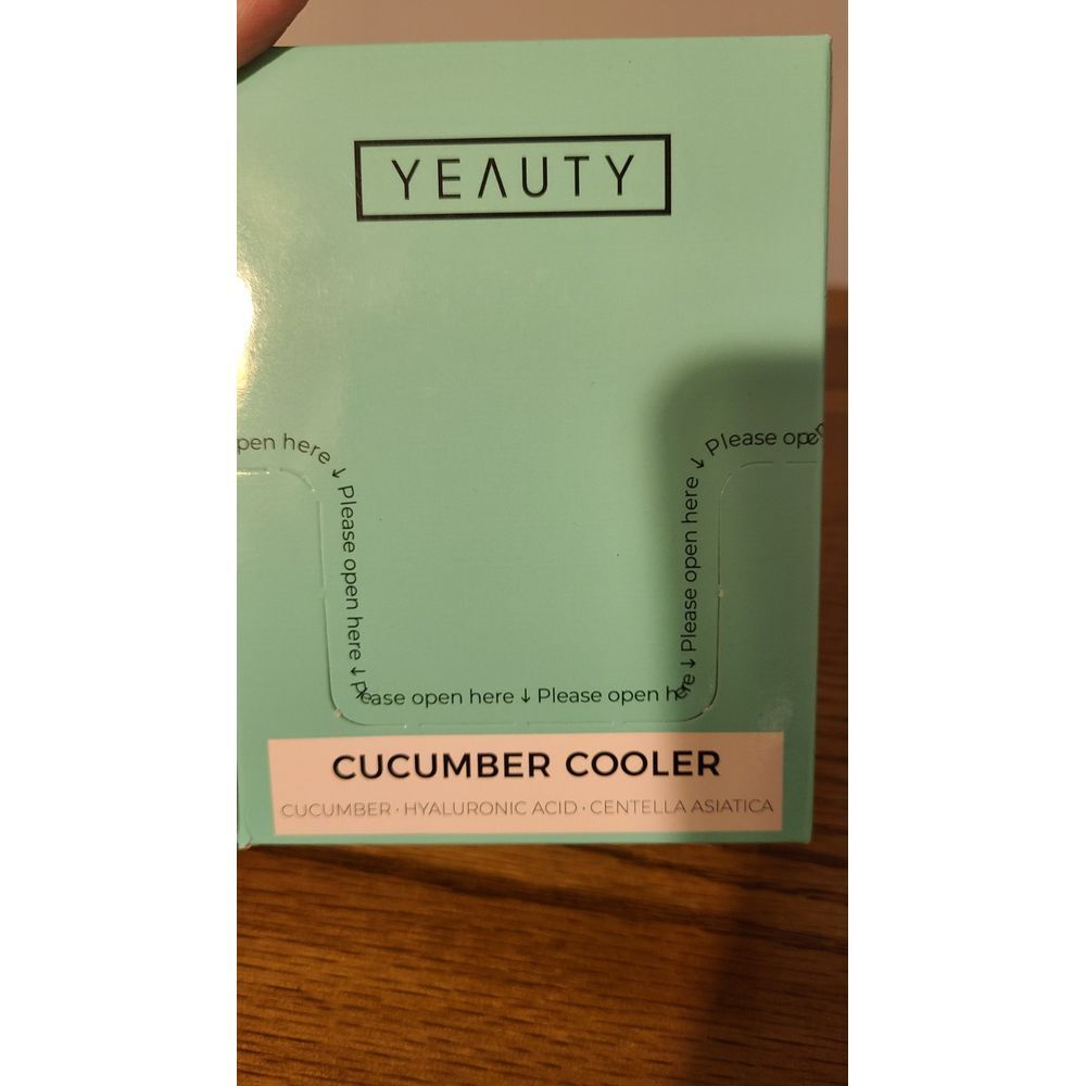 Yeauty Cucumber Cooler Eye Mask‎ - 25 Pairs Cucumber, Hyaluronic Acid,Centella